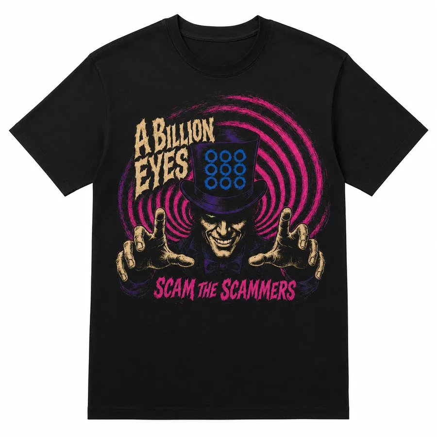 9eyes Hat T-shirt mockup